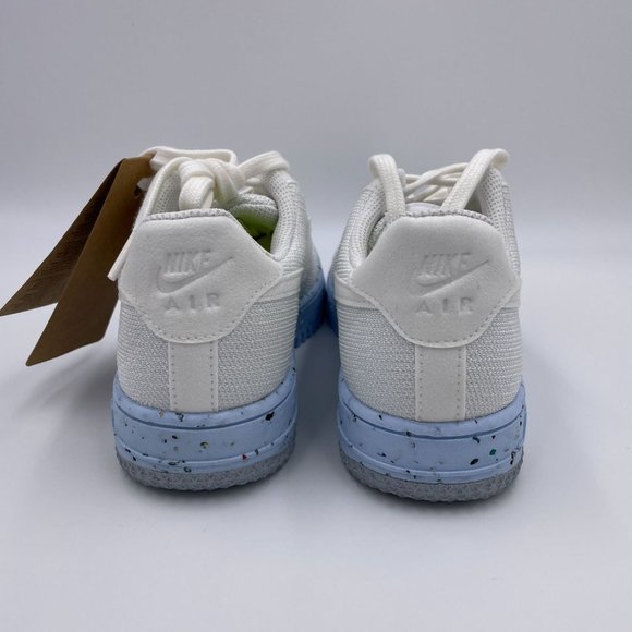 Nike AF1 Crater Flyknit White / Pure Platinum Womens Shoes - Picture 4 of 8